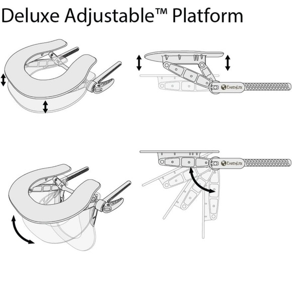 Earthlite Adjustable Massage Table Headrest – Purple | Excellent Condition - Picture 8 of 12